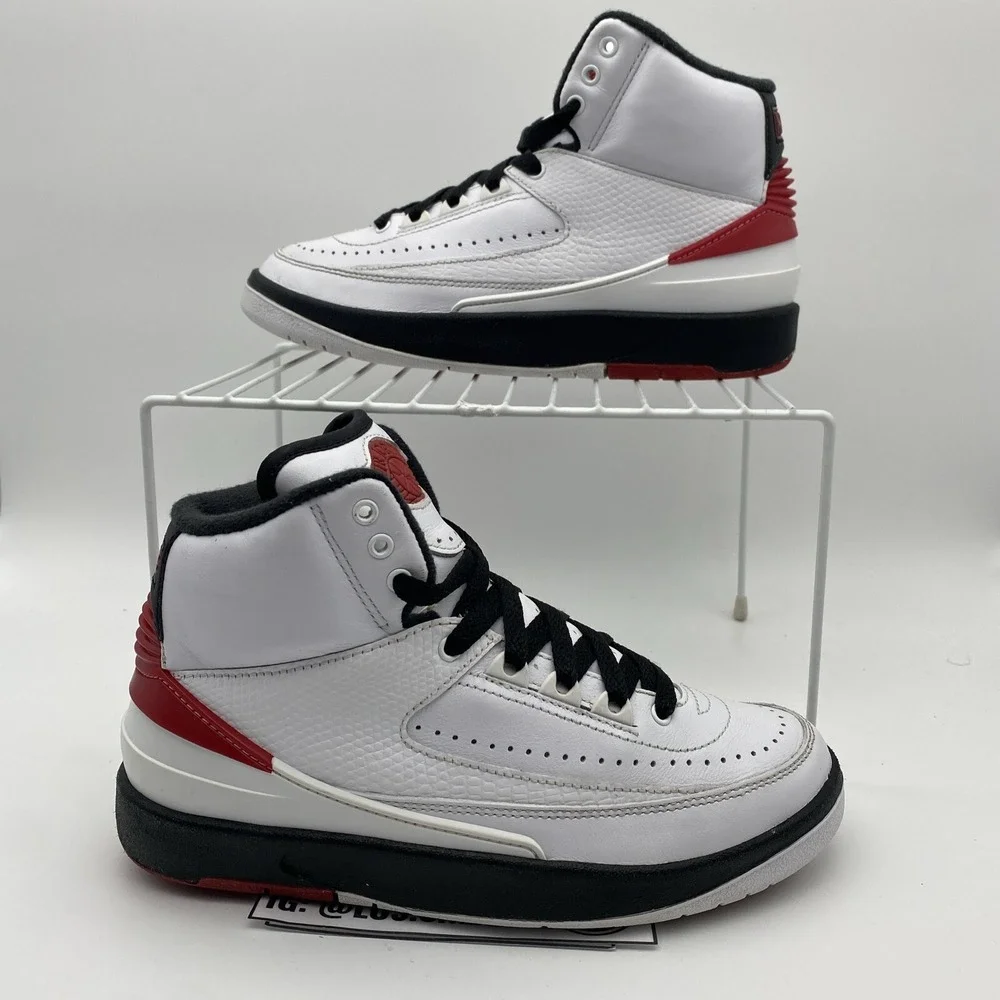 Size‎ 4Y - Jordan 2 Retro Mid Chicago-No Box/ Missing An Insole- (DX2591-106)